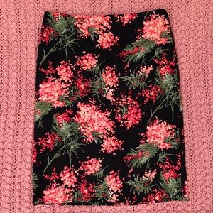 NWOT- Talbots Floral Pencil Skirt
